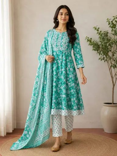 [n515v15b671n2q402] Umb 3pcs R18  (Jaipuri cotton)