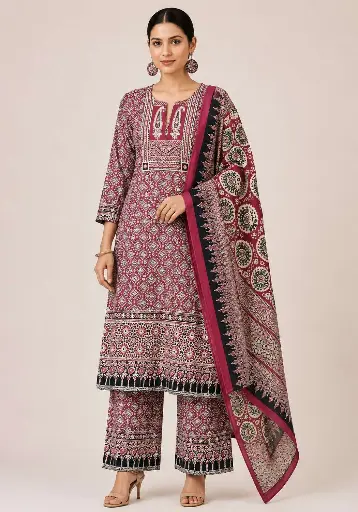 [n663h3b290n1q4011] 3pcs Ajrak R20 (cotton)