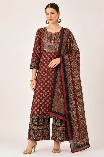 [n663h3b290n1q4013] 3pcs Ajrak R20 (cotton)
