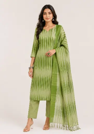 [n834v19b568n1q403] 3pcs R17 (Ikkat Cotton) 