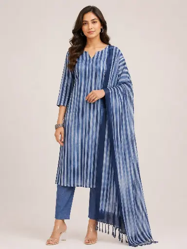 [n834v19b568n1q404] 3pcs R17 (Ikkat Cotton) 