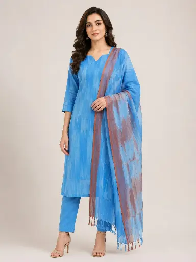 [n834v19b568n1q409] 3pcs R17 (Ikkat Cotton) 