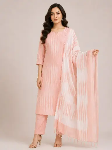 [n834v19b568n1q4011] 3pcs R17 (Ikkat Cotton) 