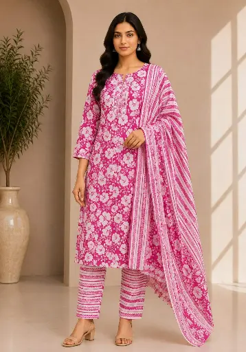 [n315m24b326n1q405] 3 pcs R17 (Jaipuri Cotton)