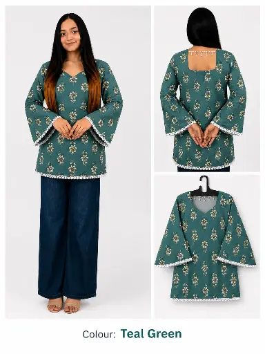 [n244v15b726n1q401] short kurti R11